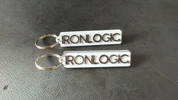Custom company logo keychain
