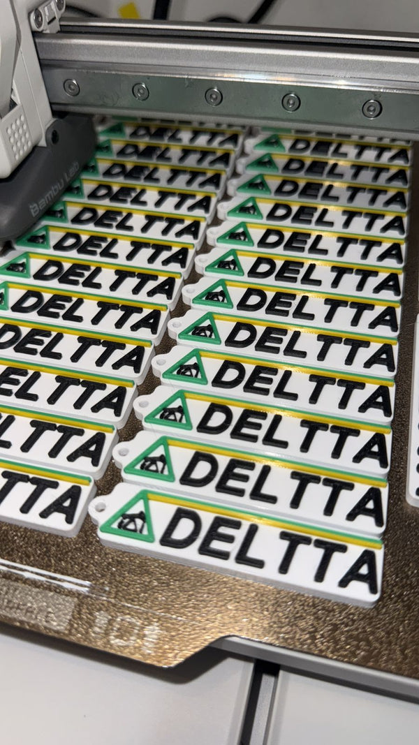 custom company logo keychain with NFC and QR code