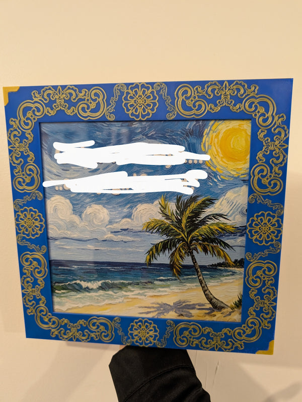 Permanent picture frame